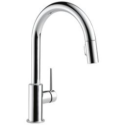Trinsic 1.8 GPM Single Hole Pull Down Kitchen Faucet with Limited Swivel - delta-9159-ls-dst-4825098@2x.jpg