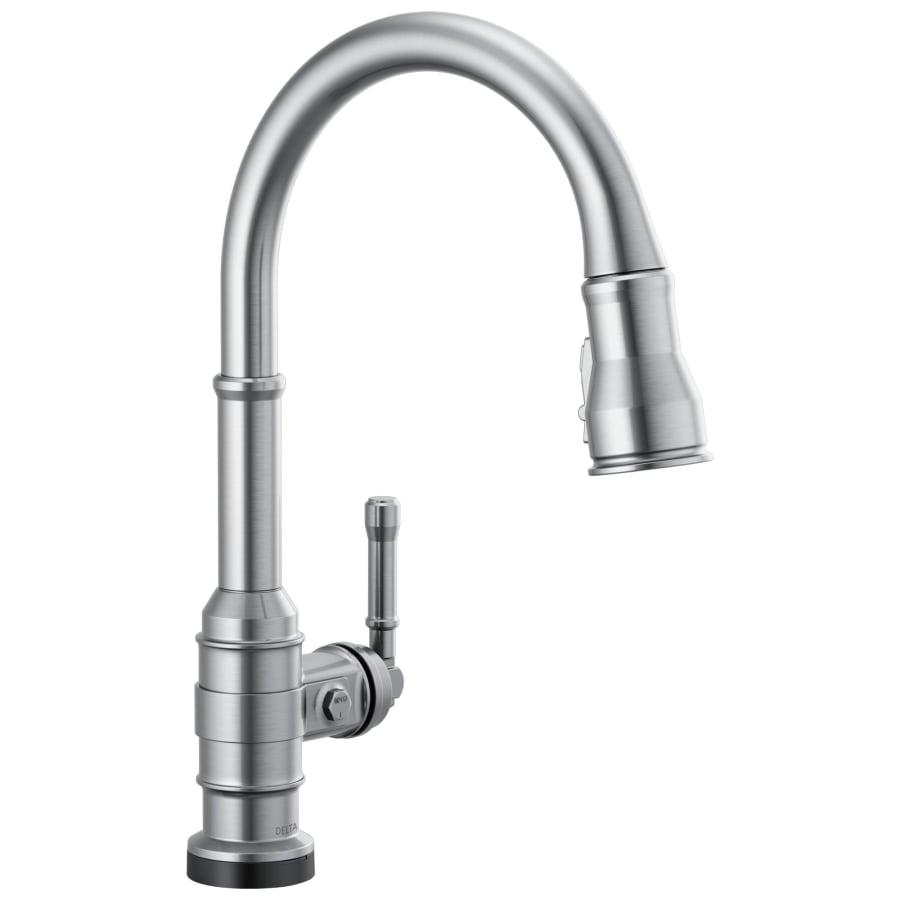 Broderick 1.8 GPM Single Hole Pull Down Kitchen Faucet with Touch2O - delta-9190t-ar-dst-1015742@2x.jpg