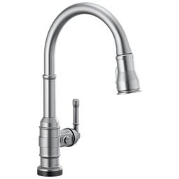 Broderick 1.8 GPM Single Hole Pull Down Kitchen Faucet with Touch2O - delta-9190t-ar-dst-1015742@2x.jpg
