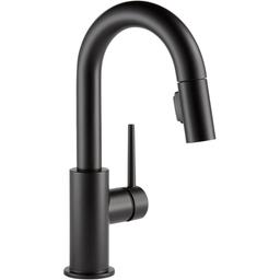 Trinsic 1.8 GPM Single Hole Pull-Down Bar/Prep Faucet with Magnetic Docking Spray Head - delta-9959-bl-dst-4@2x.jpg