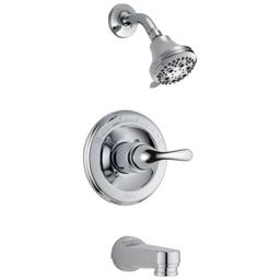Classic Monitor 13 Series Single Function Pressure Balanced Tub and Shower with Pull Down Spout Less Rough-In Valve - Limited Lifetime Warranty - delta-t13420-pd-9126703@2x.jpg