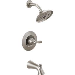 Woodhurst Tub and Shower Trim Package with 1.75 GPM Single Function Shower Head - delta-t14432-ss-7866937@2x.jpg