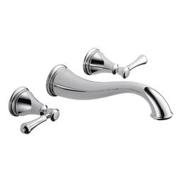 Cassidy Wall Mounted Bathroom Faucet - Less Rough-In Valve and Drain Assembly - Includes Lifetime Warranty - delta-t3597lf-wl-9@2x.jpg
