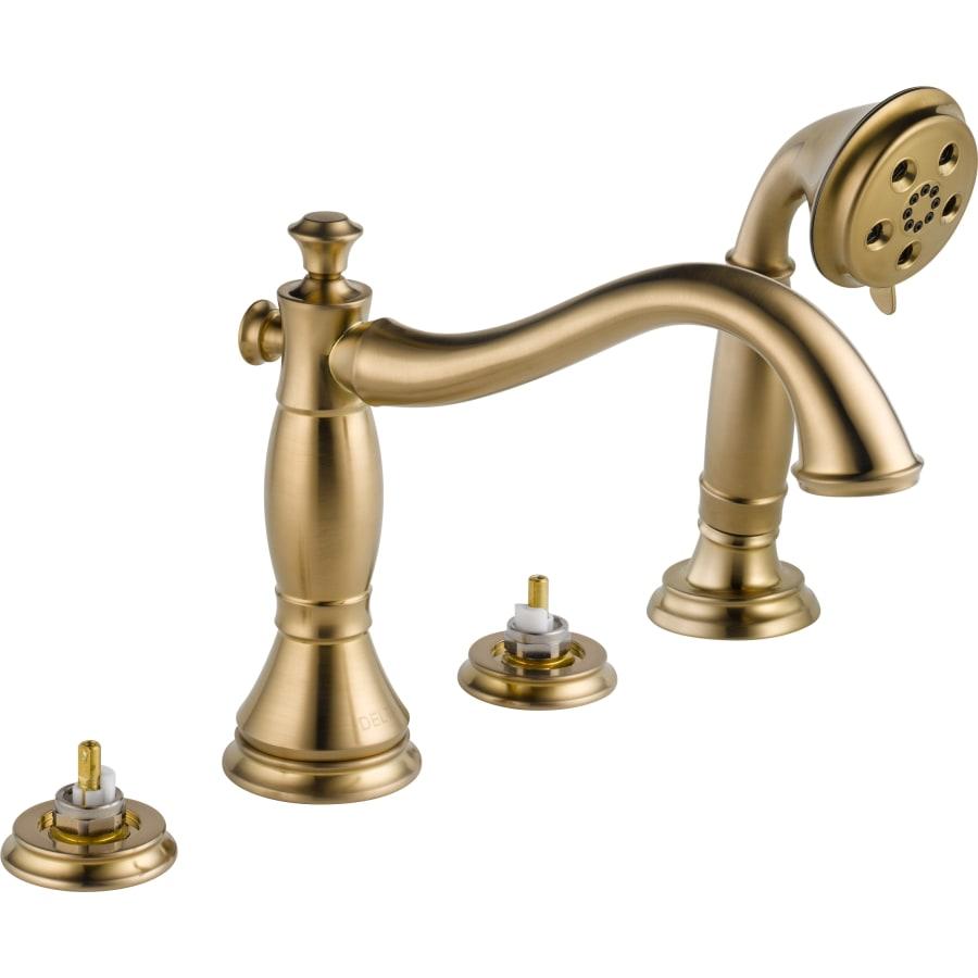 Cassidy Deck Mounted Roman Tub Filler Trim with Hand Shower - Handles and Rough-In Valve Sold Separately - delta-t4797-czlhp-676@2x.jpg
