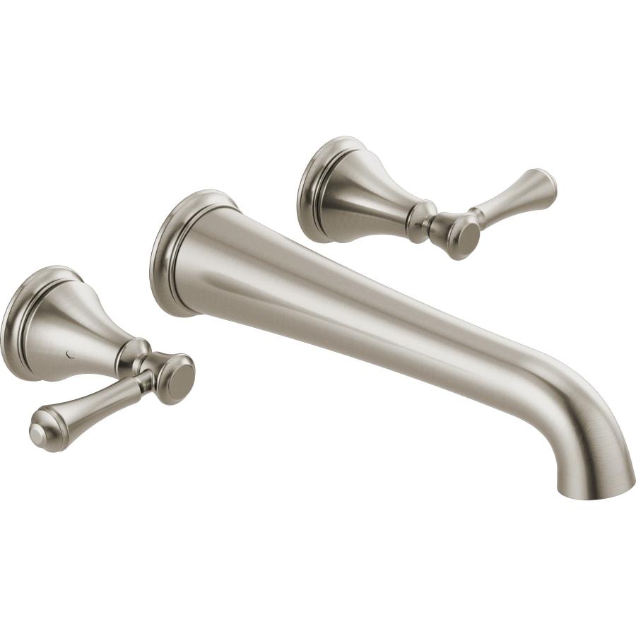Cassidy Double Handle Wall Mounted Tub Filler Trim - Less Rough In - delta-t5797-sswl-4290583@2x.jpg