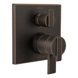 Ara 17 Series Pressure Balanced Valve Trim with Integrated Volume Control and 3 Function Diverter for Two Shower Applications - Less Rough-In - delta_t27867_venitian_bronze@2x.jpg