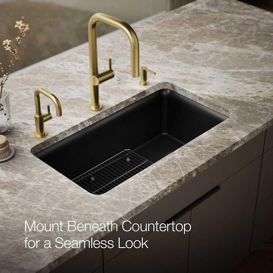 Cairn 33-1/2" Undermount Single Bowl Neoroc Granite Composite Kitchen Sink with Bottom Sink Rack - dfuczexhcwfea0vp7wfc@2x.jpg