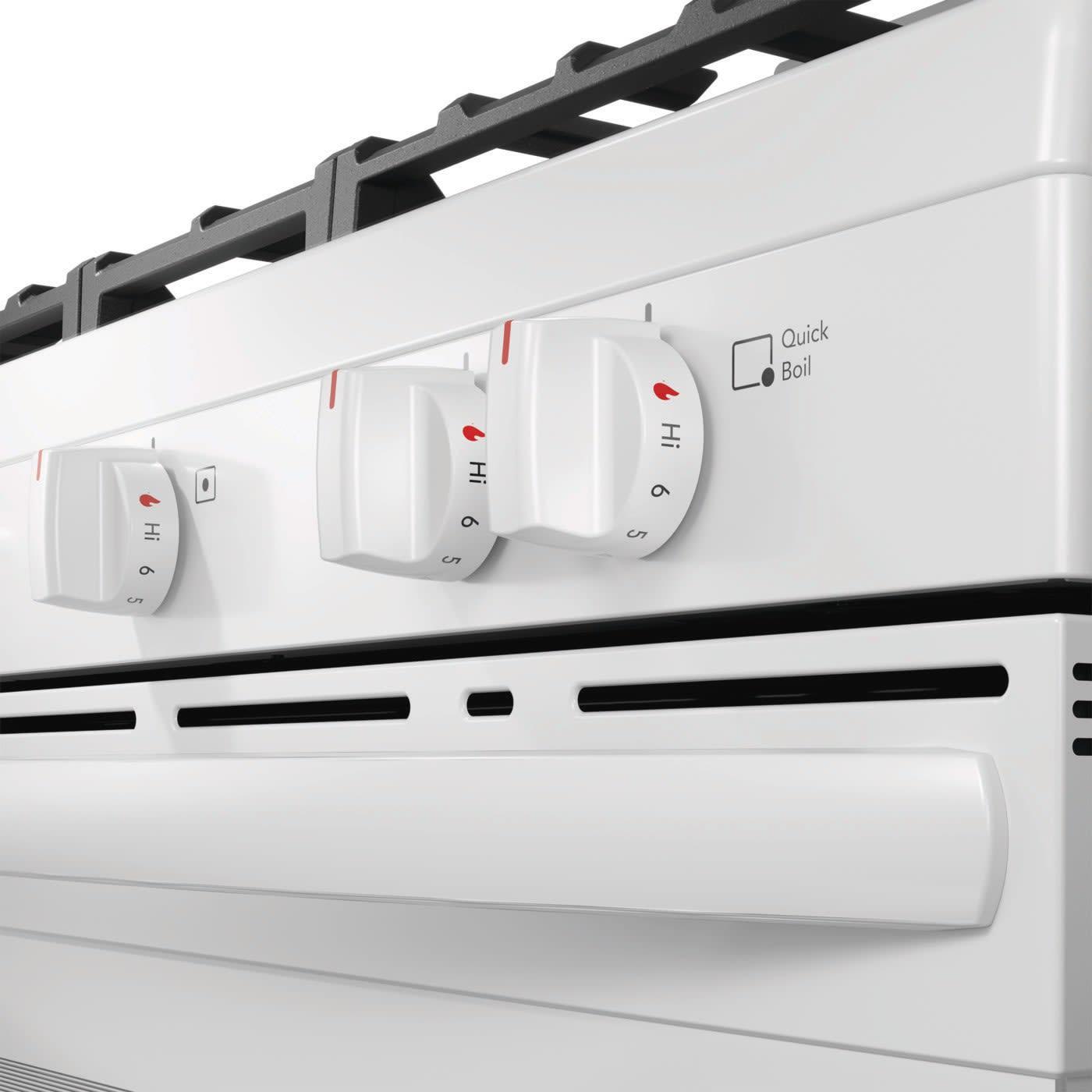 Frigidaire 30 in. 5.0 cu. ft. 5-Burner Gas Range with Manual Clean in White - dgfrit8vb7cwfm3mpbri@2x.jpg