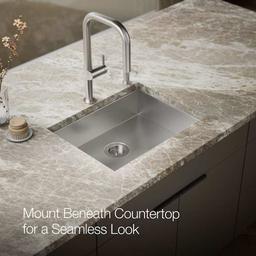 Vault 25" Single Basin Top-Mount/Under-Mount 18-Gauge Stainless Steel Kitchen Sink with SilentShield - dgkmuyxfvqxri9lqvfjp@2x.jpg