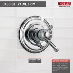 Cassidy Monitor 17 Series Dual Function Pressure Balanced Valve Trim Only with Integrated Volume Control - Less Rough-In Valve - dh79mymuam0zdru0soep@2x.jpg