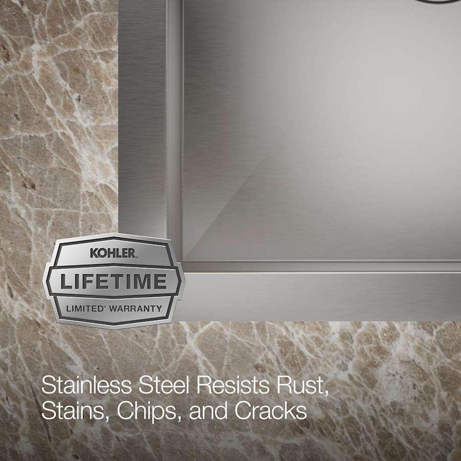 Vault 33" Double Basin Top-Mount/Under-Mount 18-Gauge Stainless Steel Kitchen Sink with SilentShield - dhqztpfujzear9raedvb@2x.jpg