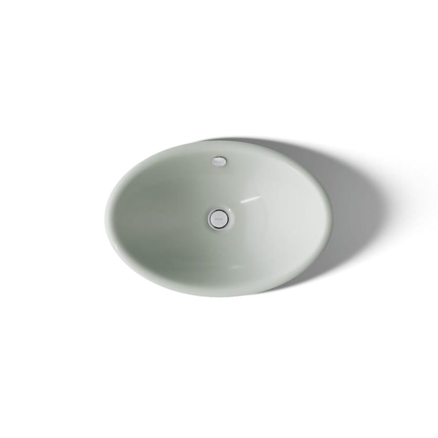 Iron Plains 20-3/4"L Cast Iron Drop-In Semi-Vessel Sink with Overflow and Black Painted Underside - djkzzoekehmryzwnduot@2x.jpg