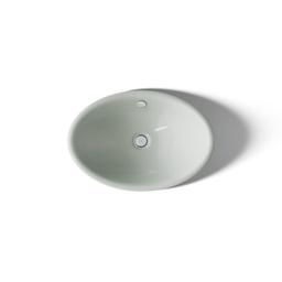 Iron Plains 20-3/4"L Cast Iron Drop-In Semi-Vessel Sink with Overflow and Black Painted Underside - djkzzoekehmryzwnduot@2x.jpg