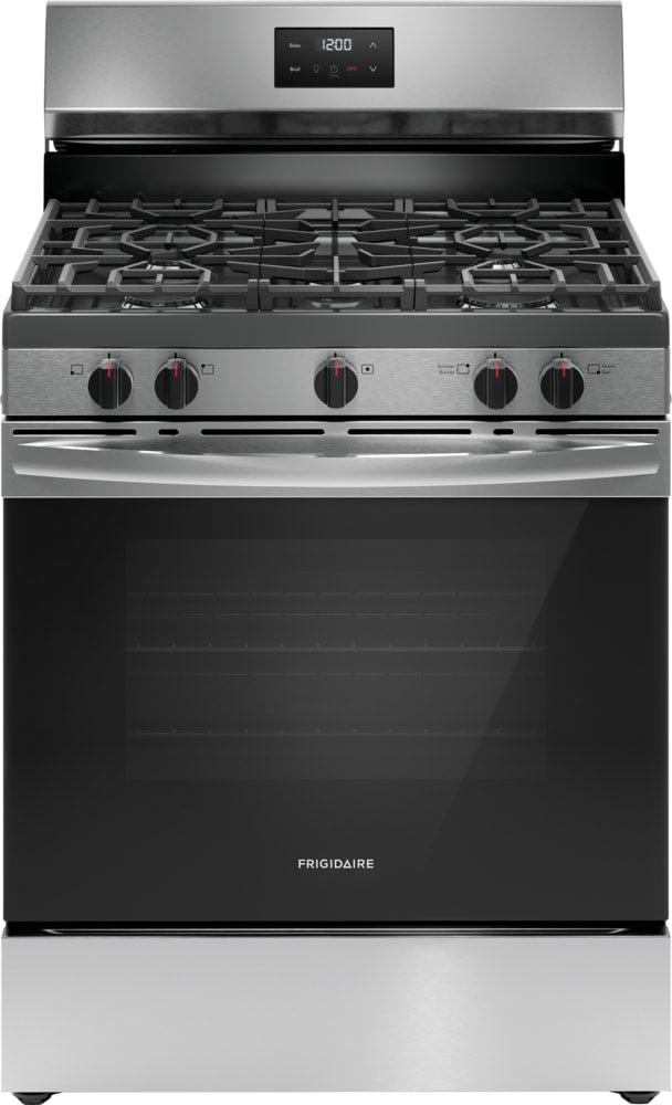 Frigidaire 30 in. 5 Burner Freestanding Gas Range in Stainless Steel - dk2adz1f1bmaselgavwm@2x.jpg