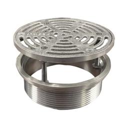 TS6 Floor Drain Top, 6 in, Round, Stainless Steel - dkjit7pggdapck8qmmmd@2x.jpg
