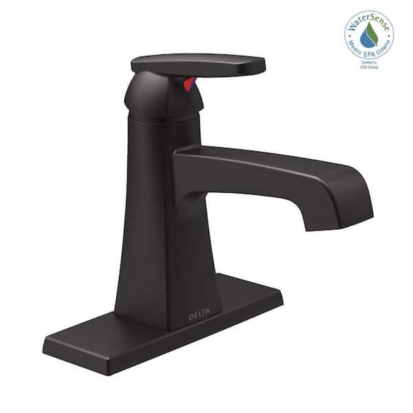 Delta Ashlyn Single Hole Single-Handle Bathroom Faucet in Matte Black 564-BLMPU-DST - dmvcnnzakvyg5tmeocnz@2x.jpg