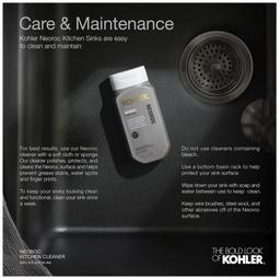 Cairn 33-1/2" Undermount Double Equal Bowl Neoroc Granite Composite Kitchen Sink with Right Sink Rack Included - dnge2llppereydpkorb7@2x.jpg