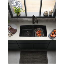 Brookfield 33" Double Basin Undermount Enameled Cast - Iron Kitchen Sink - dnub1bw7vpdqhchqa7tq@2x.jpg