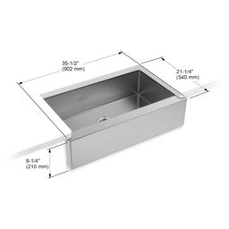 Strive 35-1/2" Single Basin Undermount 16-Gauge Self Trimming Sink with SilentShield - dokbza02yf72vsvbuzhj@2x.jpg