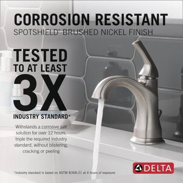 Delta Portwood Single Hole Single-Handle Bathroom Faucet in SpotShield Brushed Nickel 15770LF-SP - dombkvfdfclnnxleovdj@2x.jpg