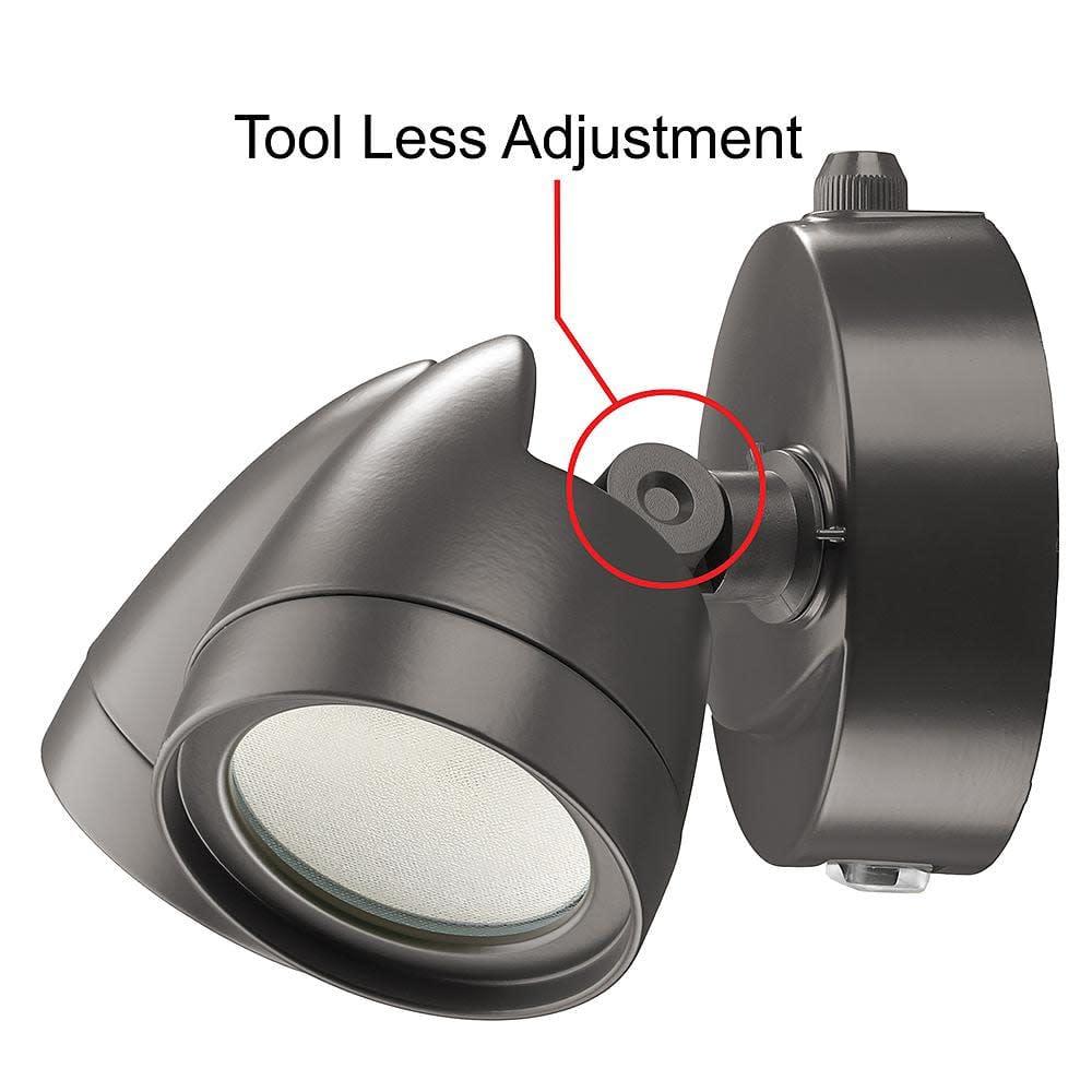 Dusk to Dawn Sensor Bronze Exterior Outdoor Twin Head LED Flood Light Security 1200 to 2400 Lumens 4000K Wet Rated - dozzmswritrm71exlema@2x.jpg