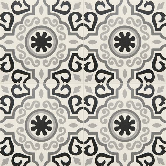 Memoir Crystal Black Square 12X12 Matte