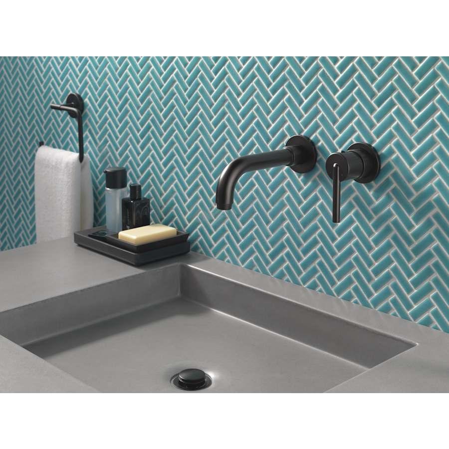 Trinsic 1.2 GPM Wall Mounted Bathroom Faucet Less Drain Assembly and Rough-In Valve - dqcigqhbi0fhhn7bhfnv@2x.jpg