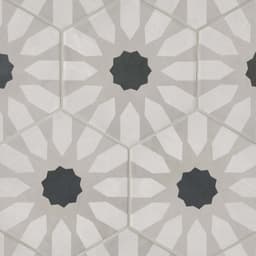 Allora 8.5" x 10" Matte Fiore Hexagon Deco Porcelain Tile - ds1tncsqmfjxhlvbrf1b@2x.jpg