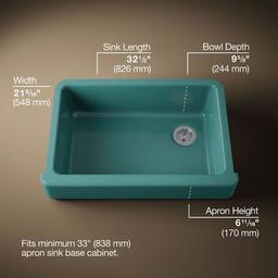 Whitehaven 32-1/2" Self-Trimming Farmhouse Single Basin Enameled Cast Iron Kitchen Sink - dsot96e0nknfiro9knzo@2x.jpg