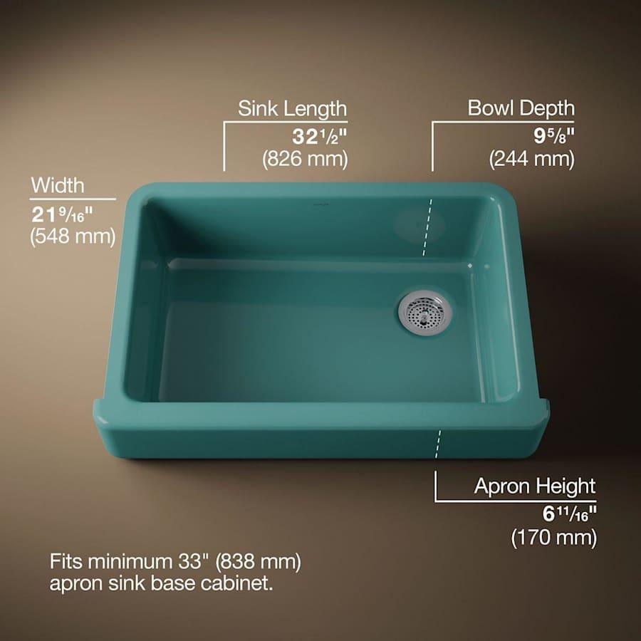 Whitehaven 32-1/2" Self-Trimming Farmhouse Single Basin Enameled Cast Iron Kitchen Sink - dsot96e0nknfiro9knzo@2x.jpg
