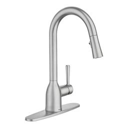 Adler Single-Handle Pull-Down Sprayer Kitchen Faucet with Power Clean and Reflex in Spot Resist Stainless - dtnxbyp0o7hrog5cki70@2x.jpg