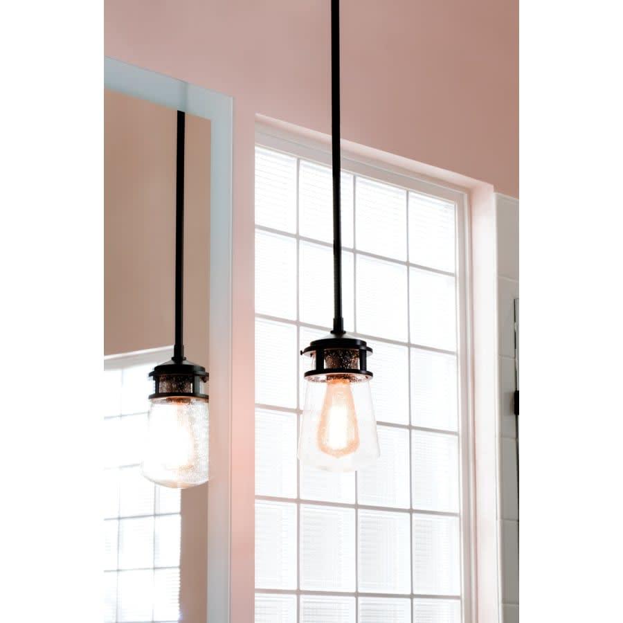 Lyndon Single Light 5" Wide Mini Outdoor Pendant with Seedy Glass Shade - duvkjnhmpcozpwf2qwes@2x.jpg