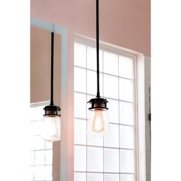 Lyndon Single Light 5" Wide Mini Outdoor Pendant with Seedy Glass Shade - duvkjnhmpcozpwf2qwes@2x.jpg