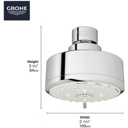 Tempesta Cosmopolitan 1.75 GPM Multi Function Shower Head with DreamSpray, SpeedClean, and EcoJoy Technology - duz9937kkcq4pqkebweo@2x.jpg
