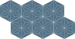 Scrapbook Keepsake Blue Asanoha Hexagon 8X9 Matte - dwck9sdggumloy3p92gy@2x.jpg