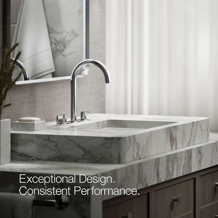 Components 1.2 GPM Widespread Bathroom Faucet with Drain Assembly and Tube Design Spout - Less Handles - dwrxg22wihd5hsanvibi@2x.jpg