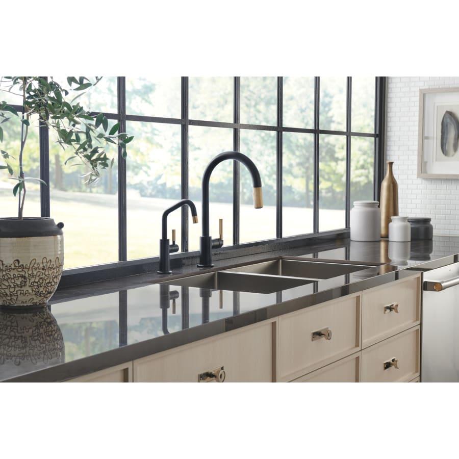 Litze 1.5 GPM Cold Only Water Dispenser Beverage Faucet with Angled Spout - RO Compatible - dx3k9lacppsfub40xpba@2x.jpg