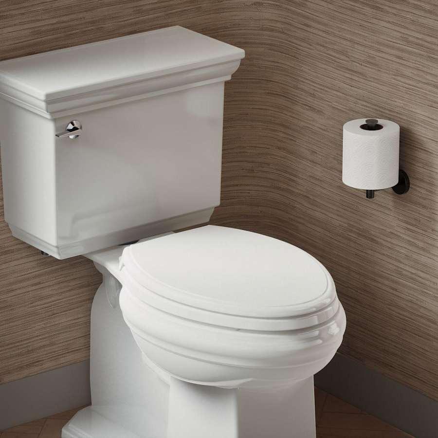 Glenbury Elongated Closed-Front Toilet Seat with Soft Close and Quick Release