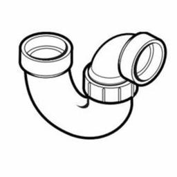 DWV Union P-Trap, 1-1/2 in, Hub, ABS - e4qwcs9suujffbm1oucq@2x.jpg