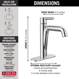 Nicoli 1.2 GPM Single Hole Bathroom Faucet with Push Pop-Up Drain Assembly - e6ch5teoccdhok8uqwra@2x.jpg