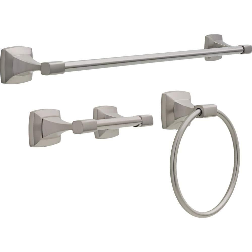 Portwood 3-Piece Bath Hardware Set with 24 in. Towel Bar, Toilet Paper Holder, Towel Ring in Brushed Nickel - e6v8rwy77puy7vdruegr@2x.jpg