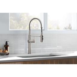 Crue Semi-Professional Single Hole Kitchen Faucet with Three-Function Spray Head - e89ghmz1twxpfbhfanrx@2x.jpg