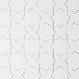 Le Cafe 2" x 2" Cross and Star Glossy Porcelain Mosaic Tile in Black - e9ifniyp9pwqw3sdrfkk@2x.jpg