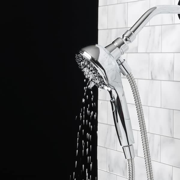Glacier Bay Push Release 6-Spray Wall Mount Handheld Shower Head 1.8 GPM in Chrome 8571101HC - eaxauowwixjovnsyiqs5@2x.jpg