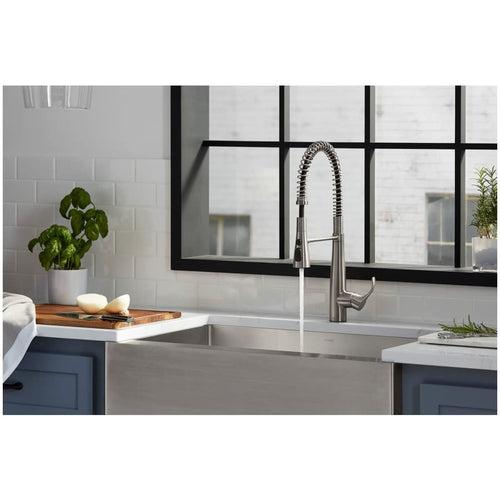 Simplice 1.5 GPM Single Hole Pre-Rinse Pull Down Kitchen Faucet - Includes Escutcheon - eb3ujz8jfn0qczuntzyz_x500.jpg