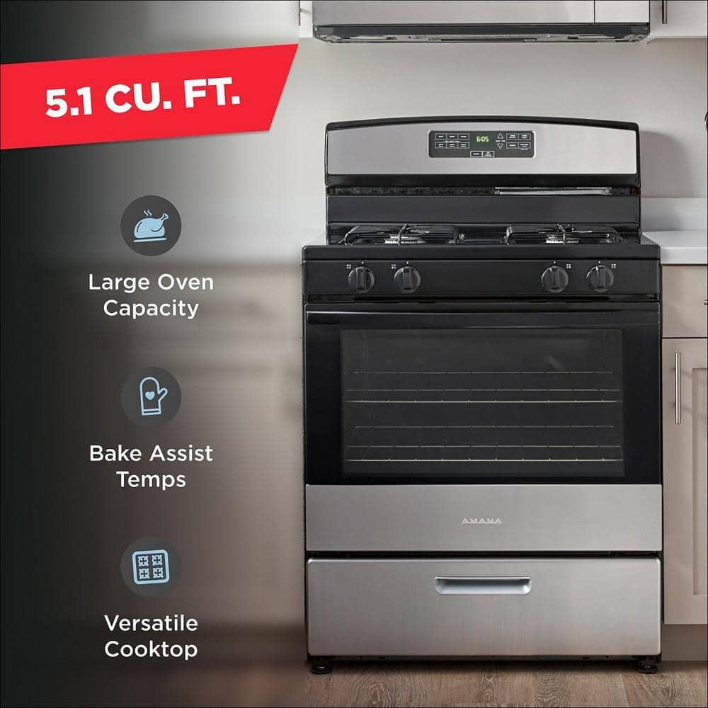 Amana 30"W Gas Range Stainless Steel - ebfmd5j8hyhlurygvbvb@2x.jpg