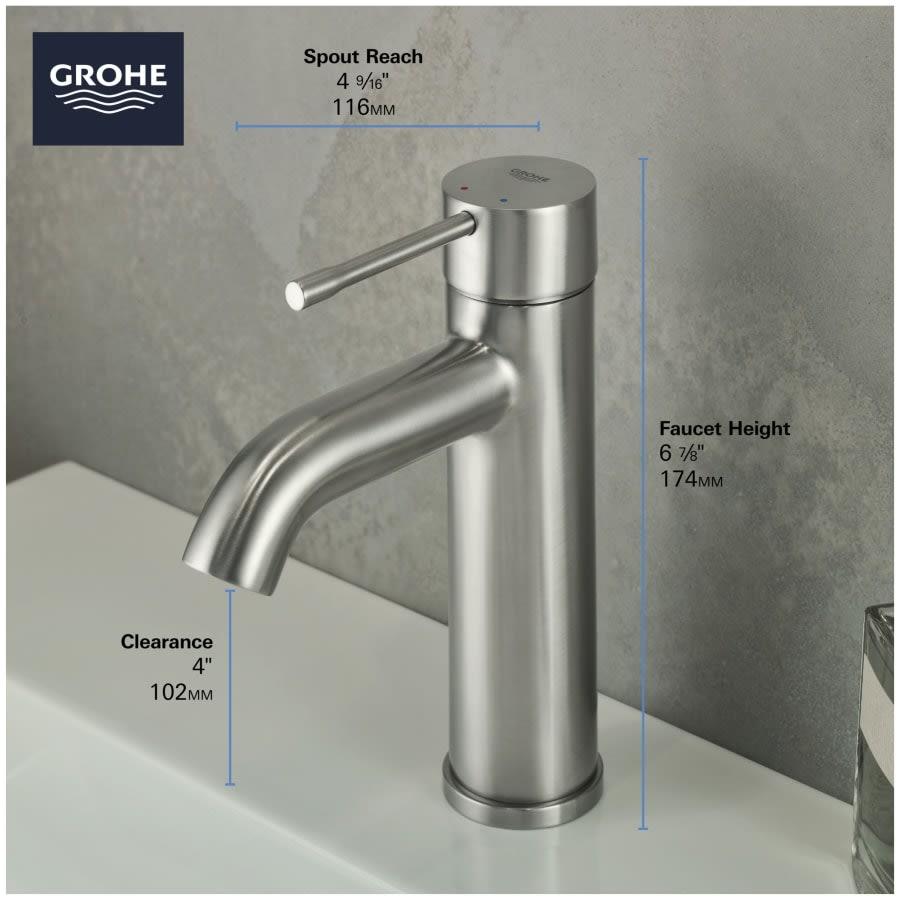 Essence 1.2 GPM Single Hole Bathroom Faucet with Silk move, QuickFix, and EcoJoy Technology - ebvw3zmx81xa1fjthsbo@2x.jpg