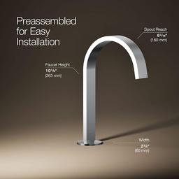 Components 1.2 GPM Widespread Bathroom Faucet with Drain Assembly and Ribbon Design Spout - Less Handles - ecwimumqw58l1y2vhqhr@2x.jpg