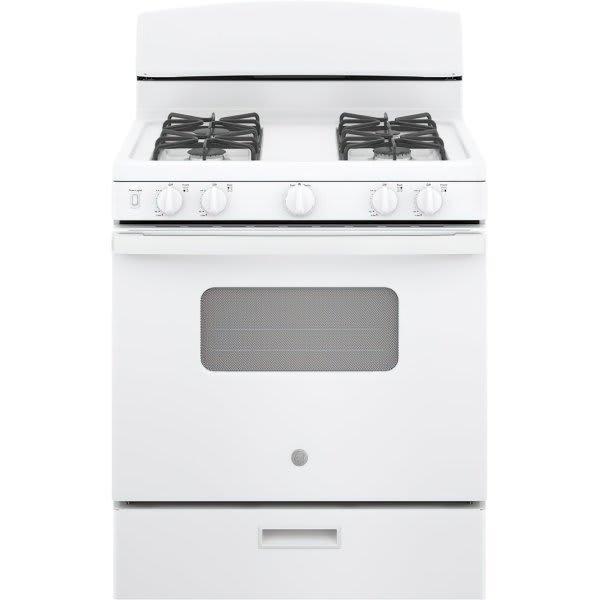 GE 30 in. 4.8 cu. ft. Freestanding Gas Range in White (JGBS10DEMWW) - eddatm1txyoxqb0emuvw@2x.jpg