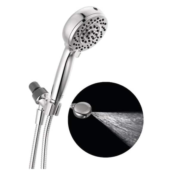 Delta ProClean 6-Spray Wall Mount Handheld Shower Head 1.75 GPM in Chrome 75719